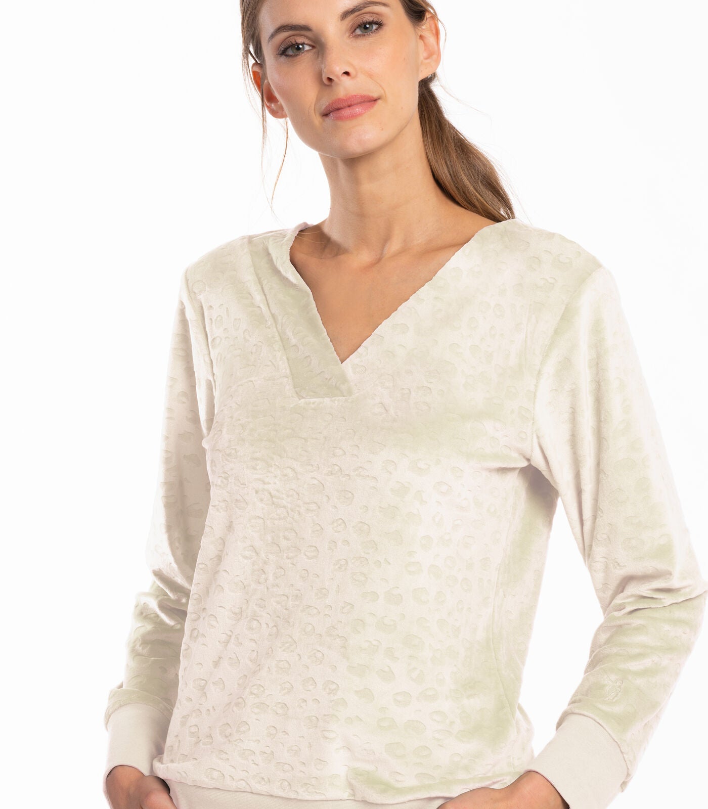Pyjama long Eskimo en velours