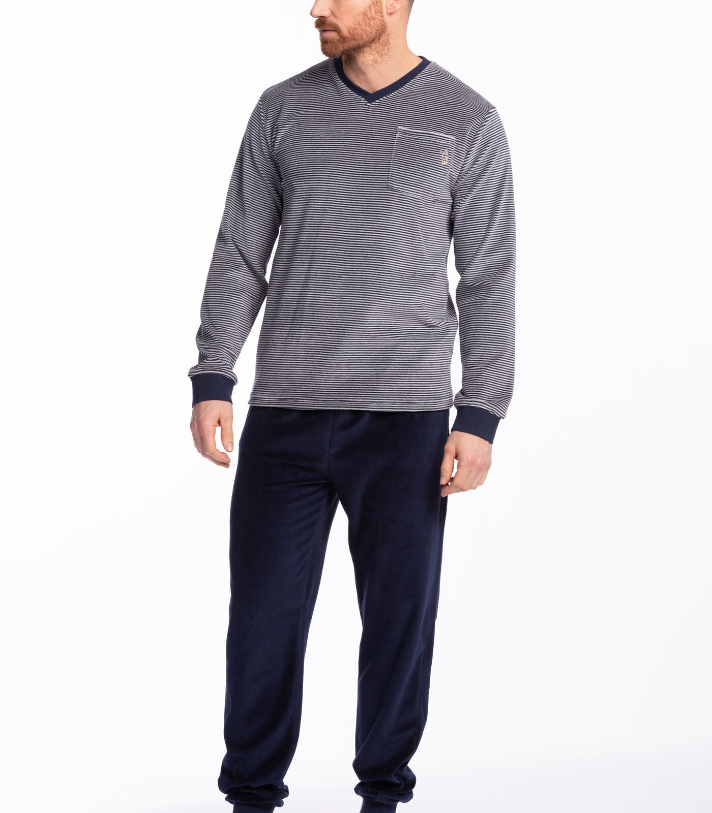 Pyjama long Eskimo en velours
