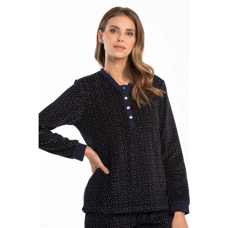 Pyjama long Eskimo en velours