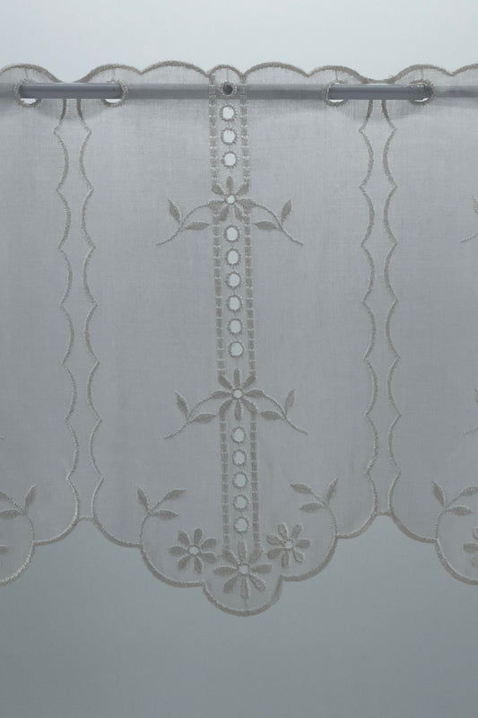 Rideau brise-vue en étamine