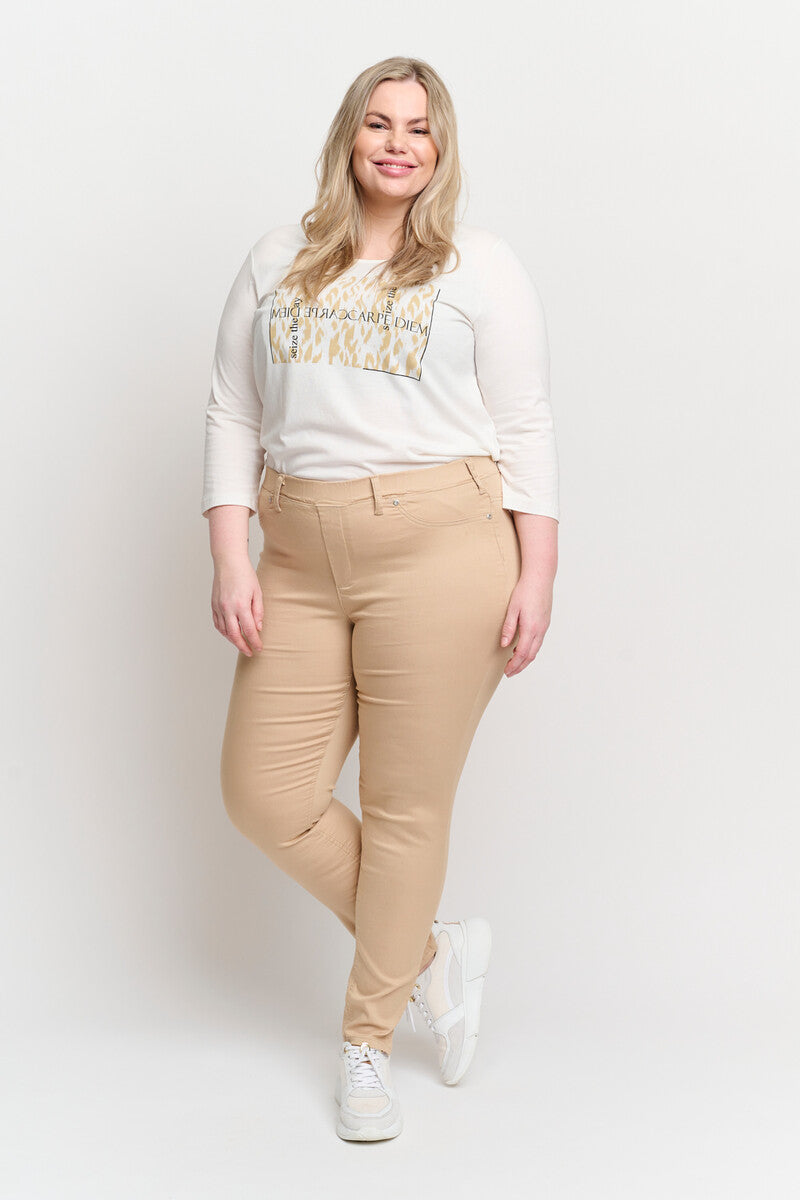 Jean coloré dames grandes tailles