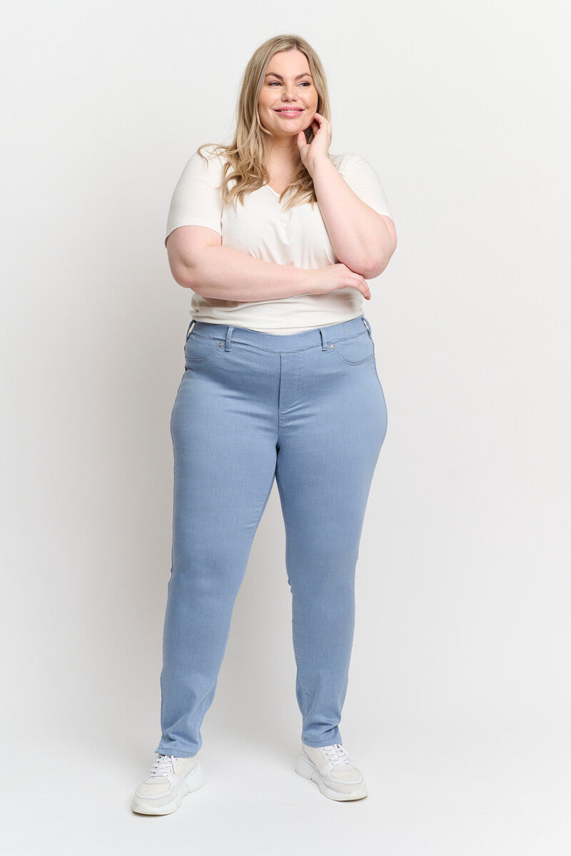 Jean coloré dames grandes tailles