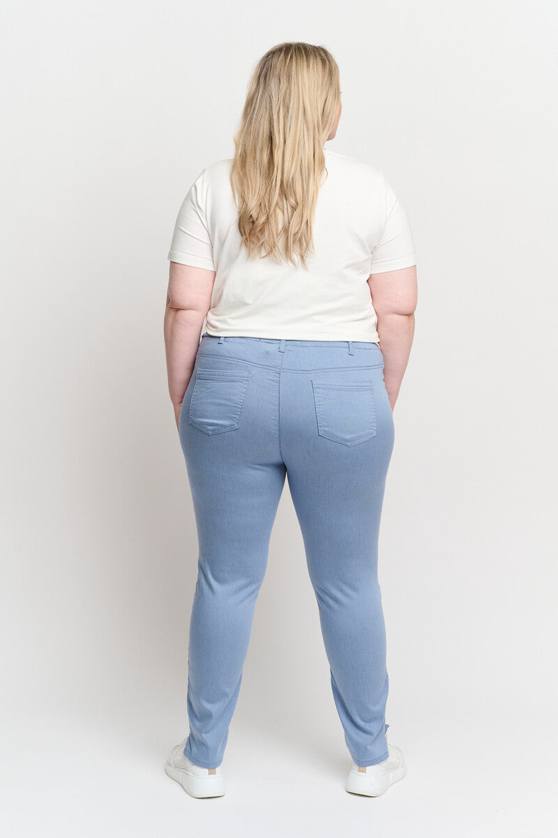 Jean coloré dames grandes tailles