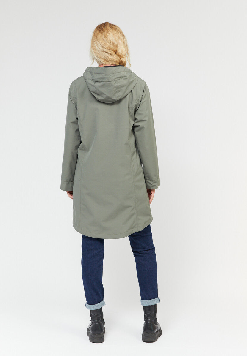 Veste de pluie Coastline dames kaki