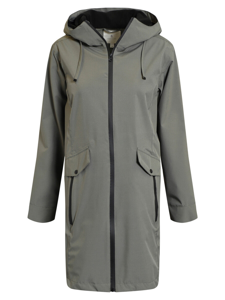 Veste de pluie Coastline dames kaki