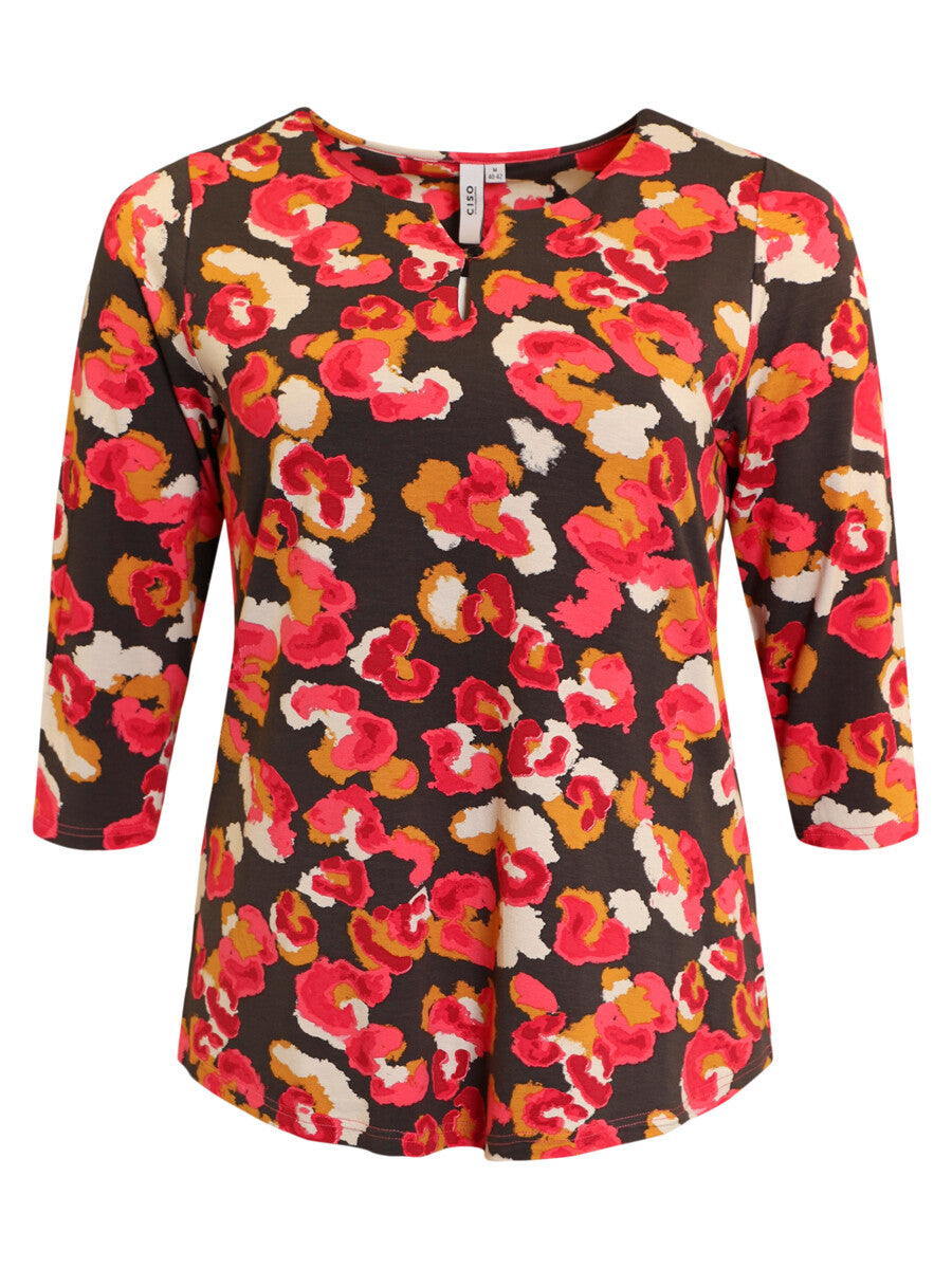 Blouse à manches 3/4 Ciso dames grandes tailles