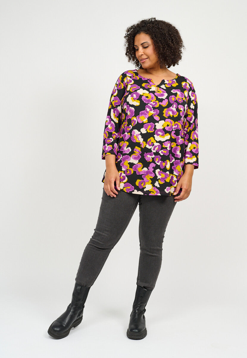 Blouse à manches 3/4 Ciso dames grandes tailles