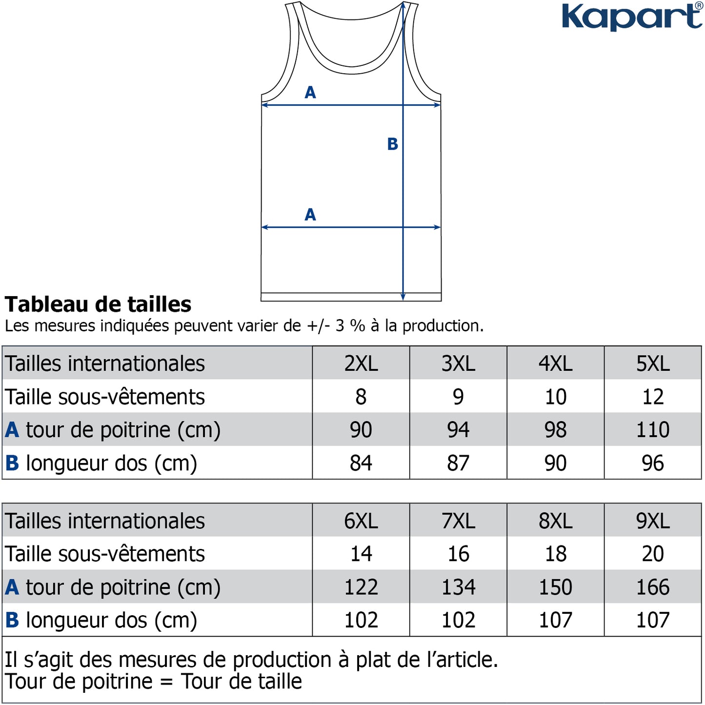 Chemisette sans manches Kapart