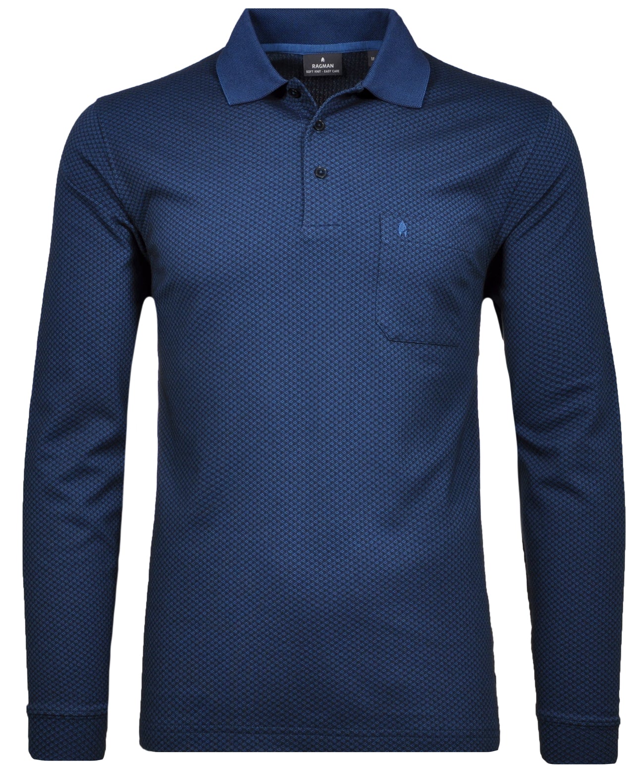 Polo longues manches ragman hommes grandes tailles