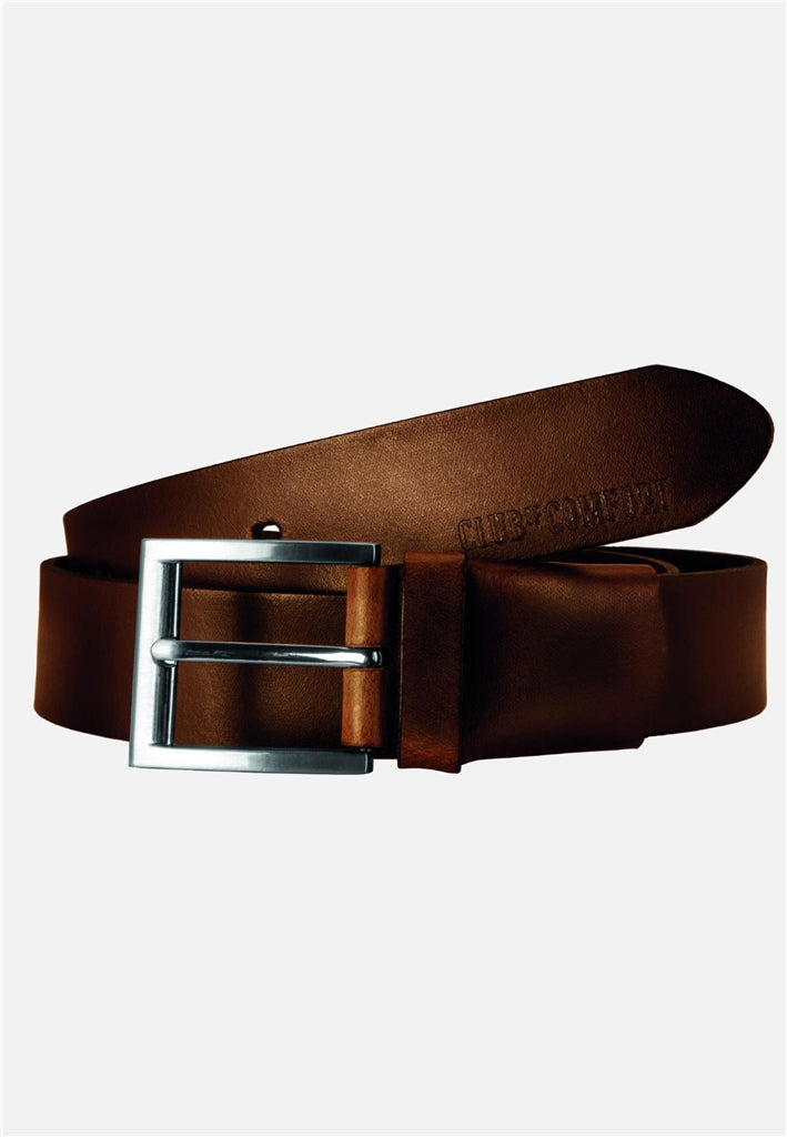 ceinture en cuir brune grande taille