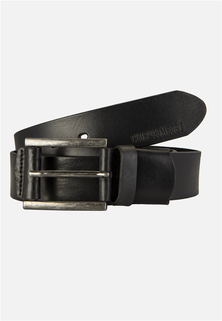 ceinture en cuir grande taille noire