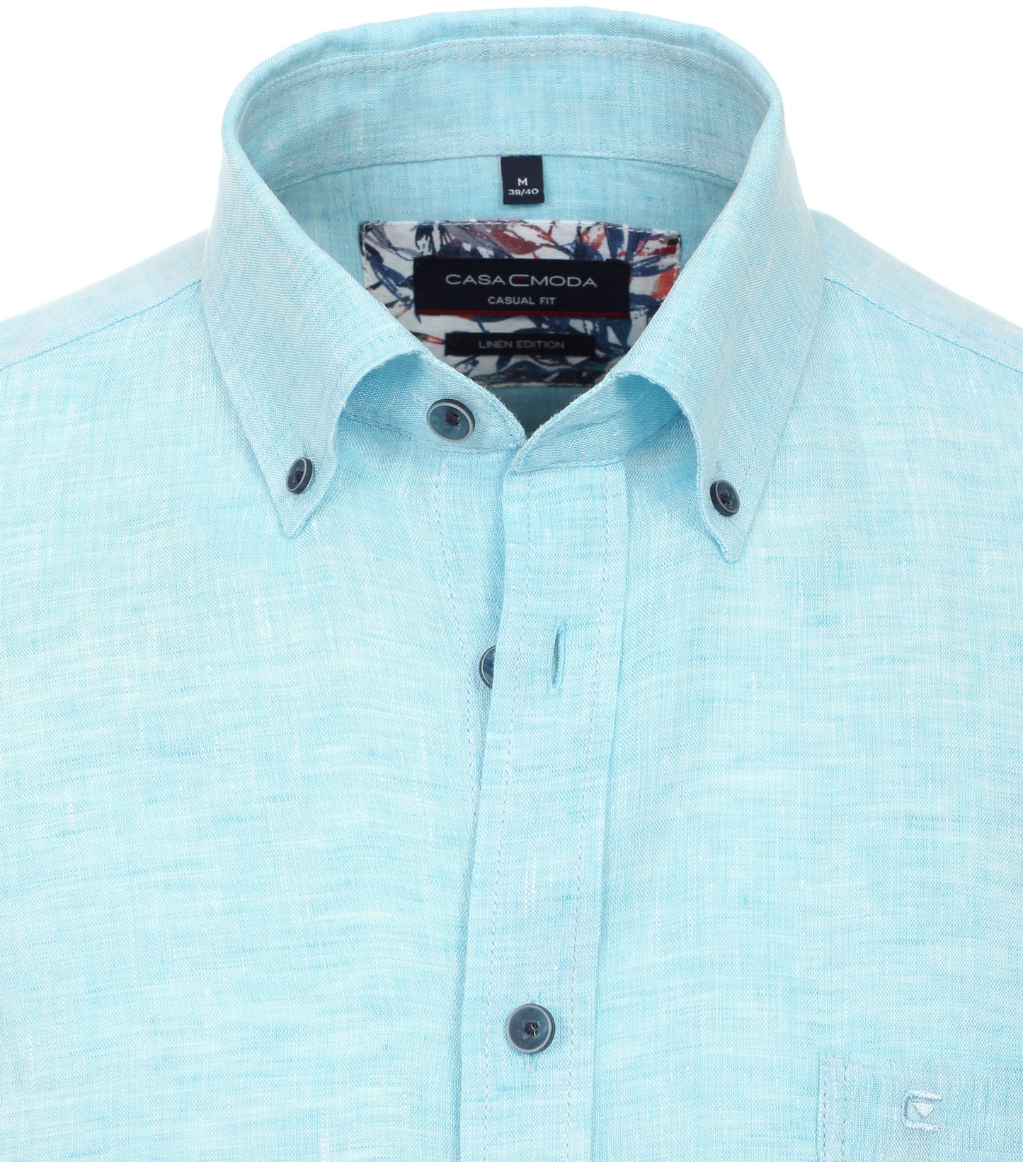 chemise en lin courtes manches grandes tailles