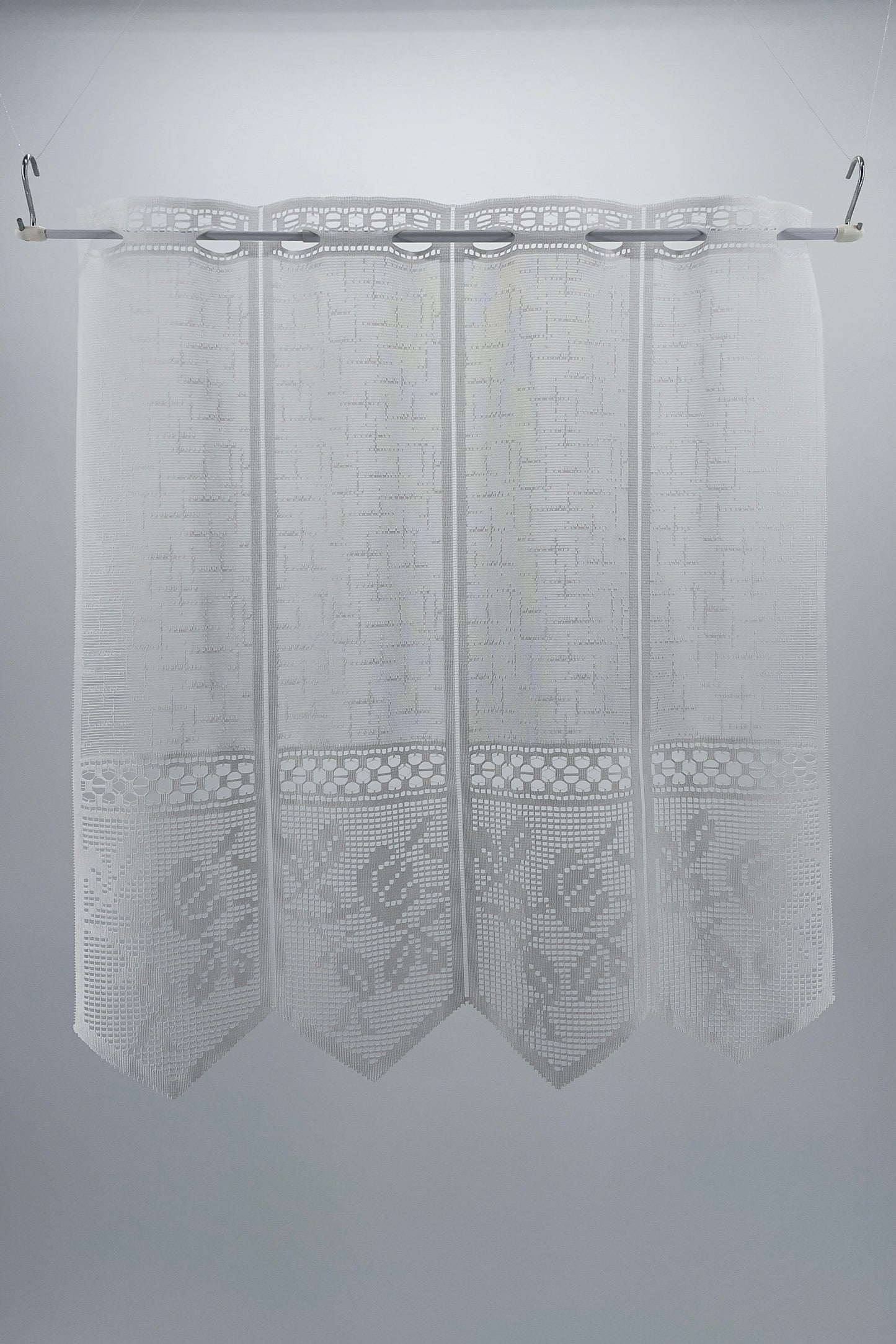 Gordijn valletje van Jacquard
