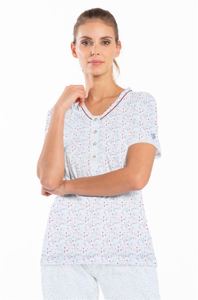 Pyjama court 3/4 dames eskimo