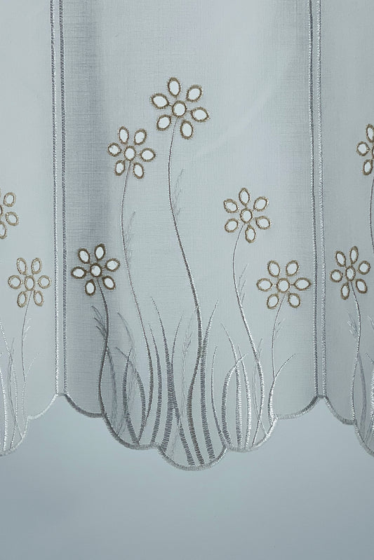 Rideau brise-vue en étamine