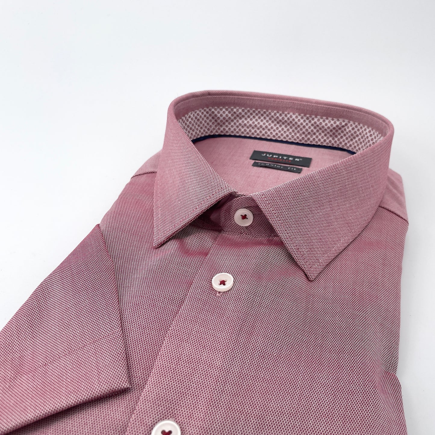 chemise courtes manches grandes tailles uni fraise