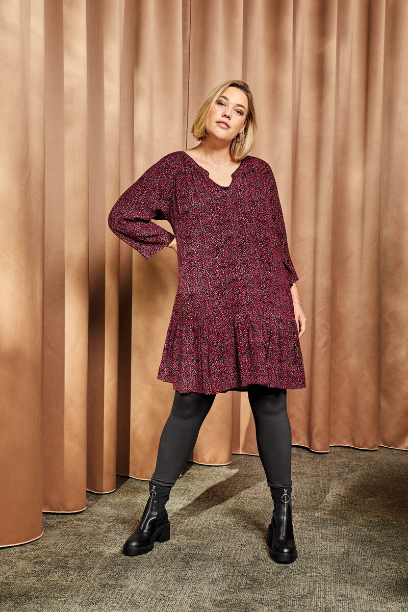 Robe à manches longues Ciso dames grandes tailles