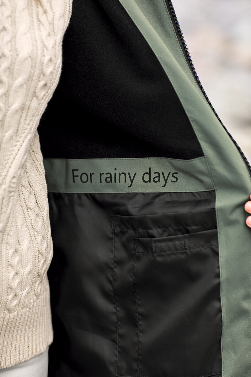 Veste de pluie Coastline dames kaki