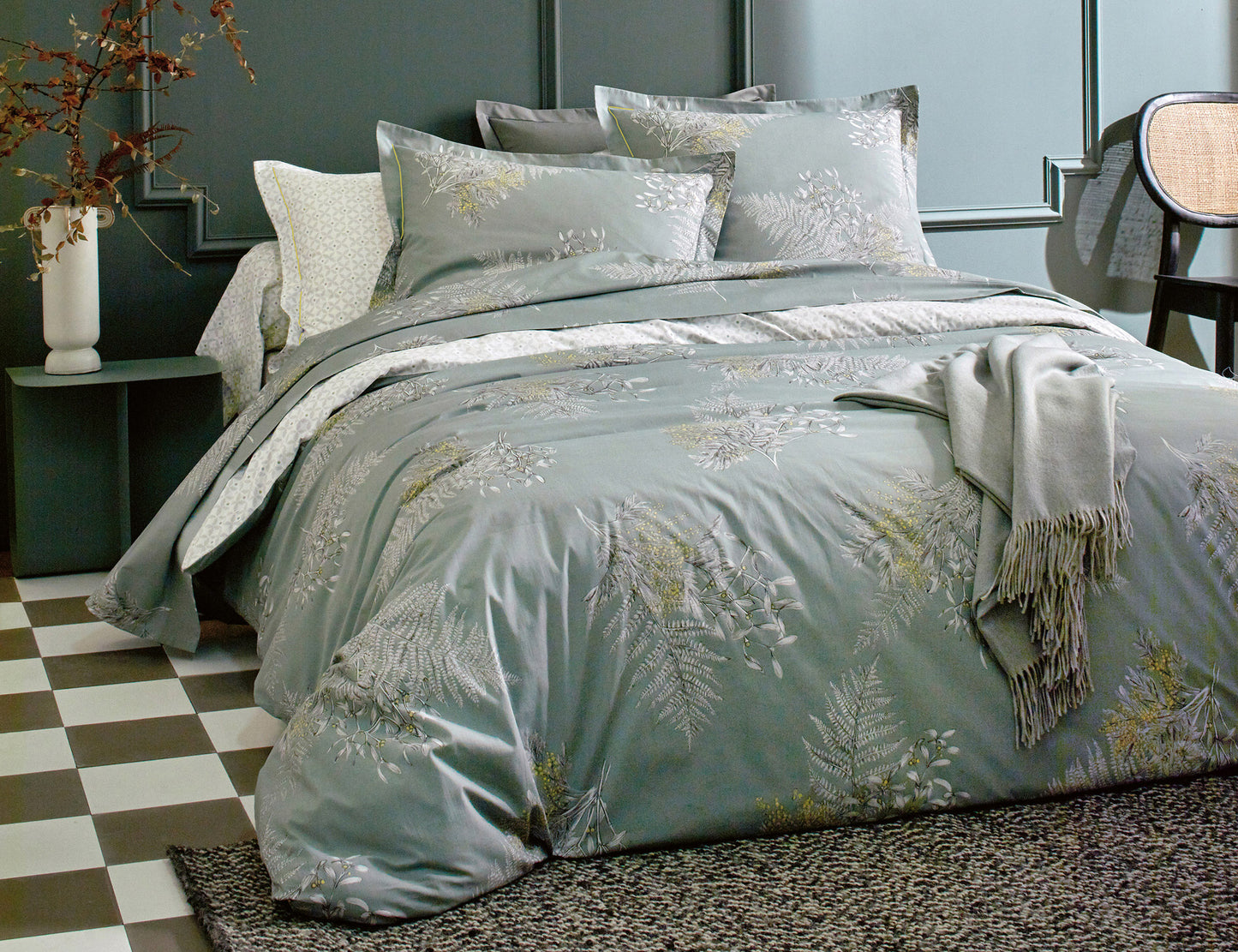 Percal 3-delige beddengoedset (2 personen)