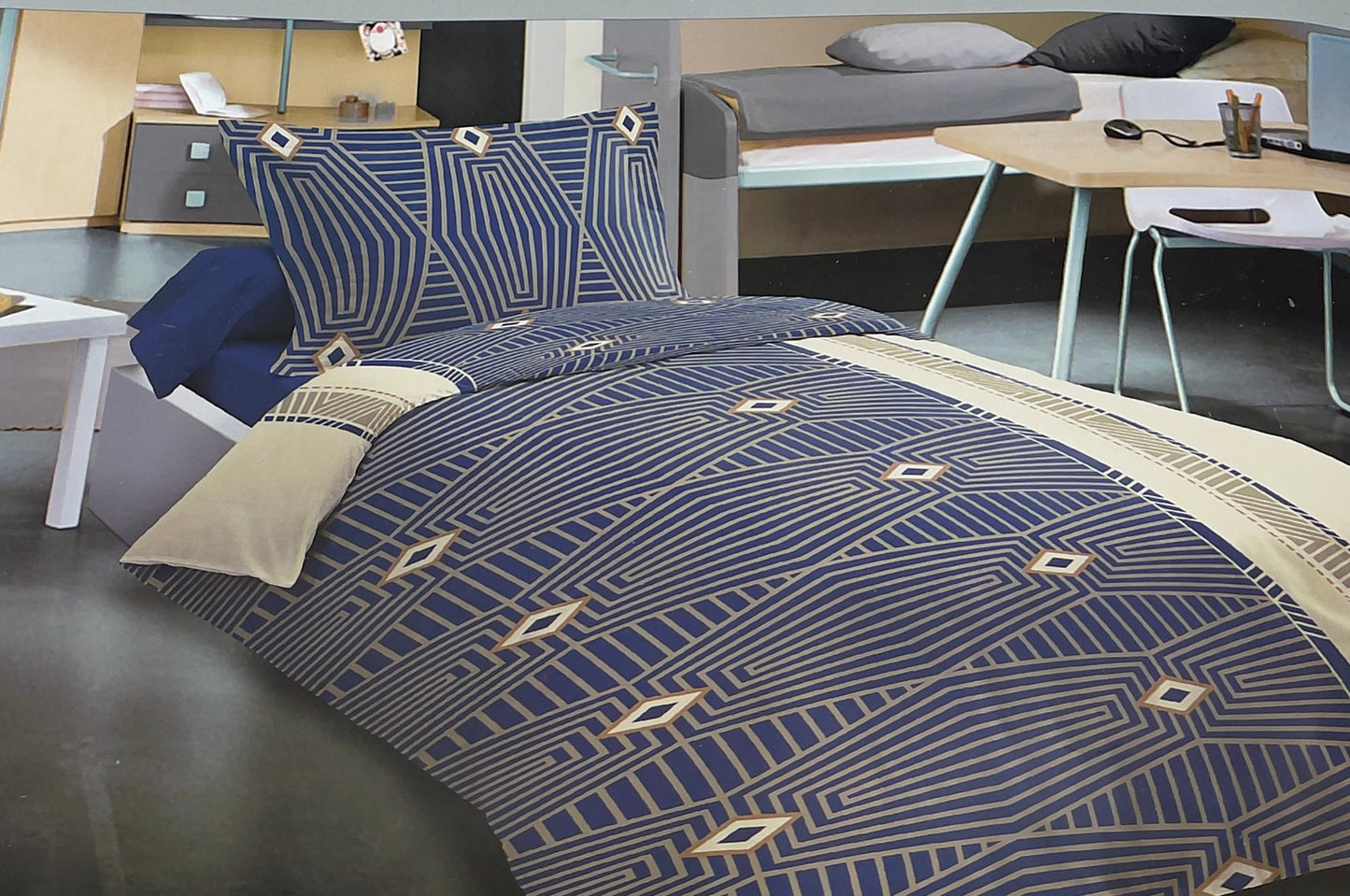 Parure de draps de lit d'une personne
