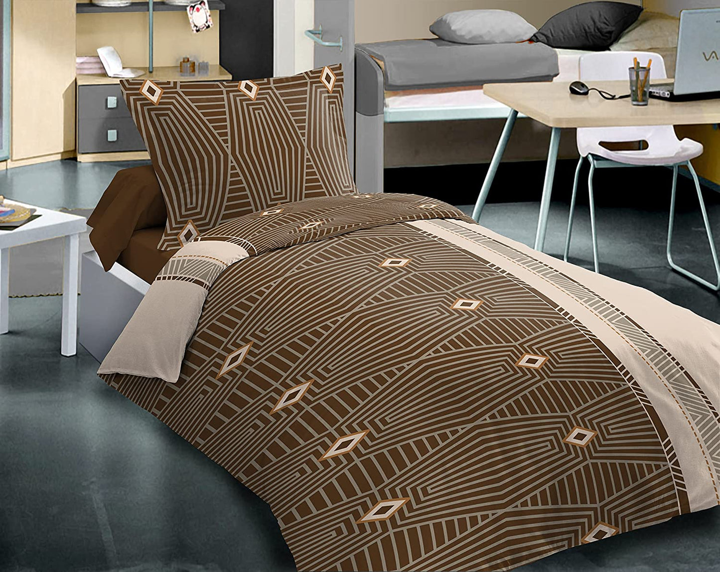 Parure de draps de lit d'une personne