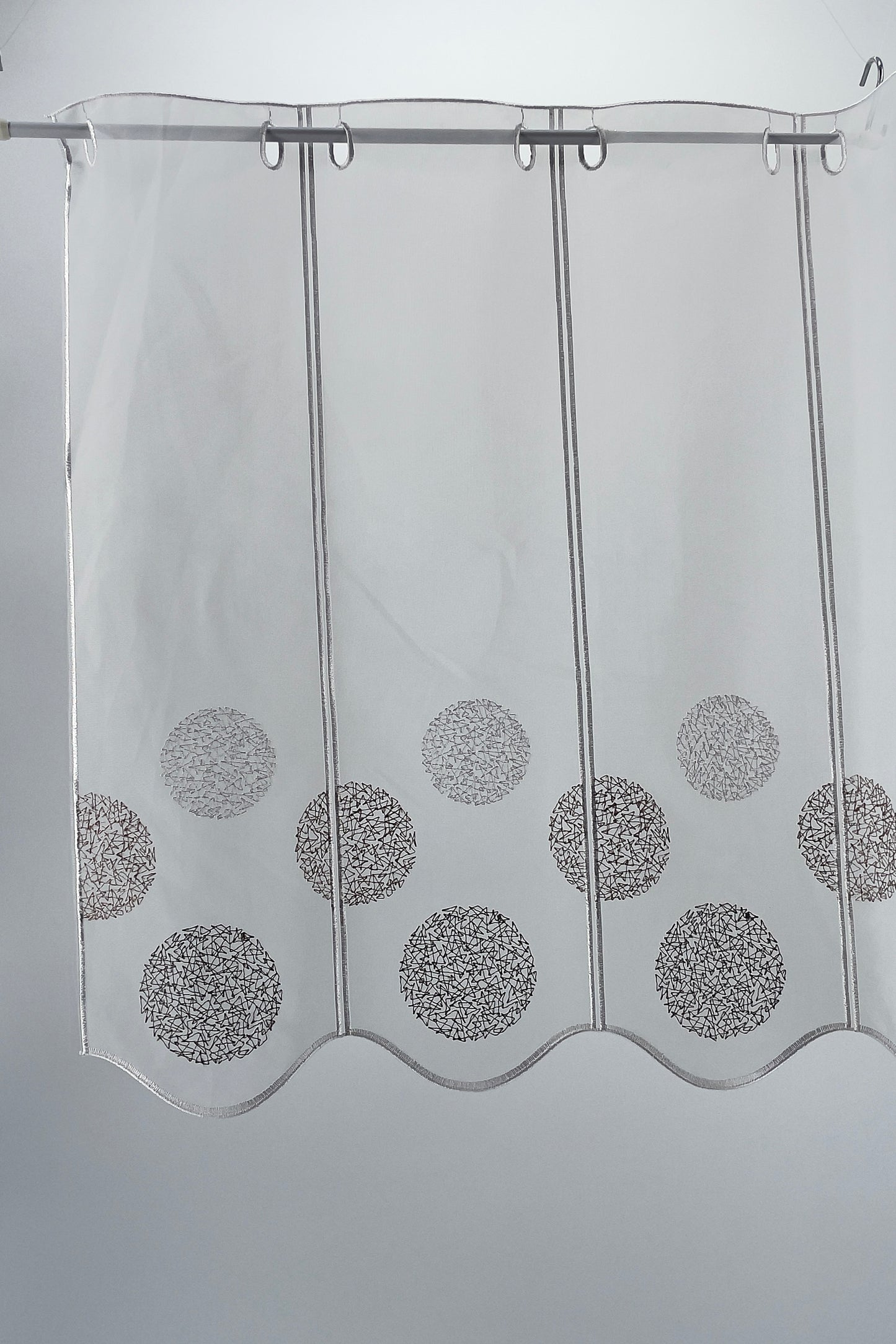 Rideau brise-vue en organza