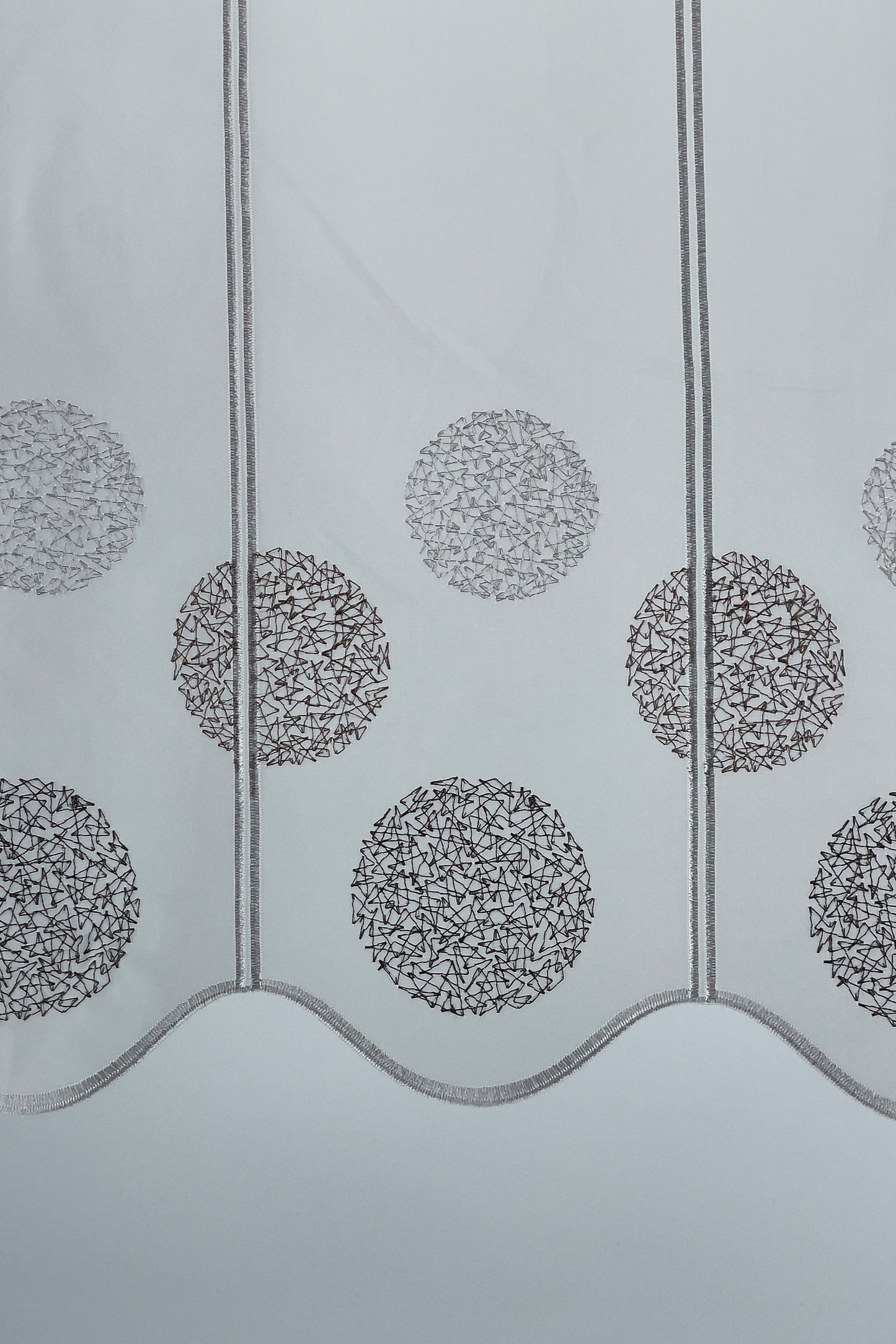 Rideau brise-vue en organza