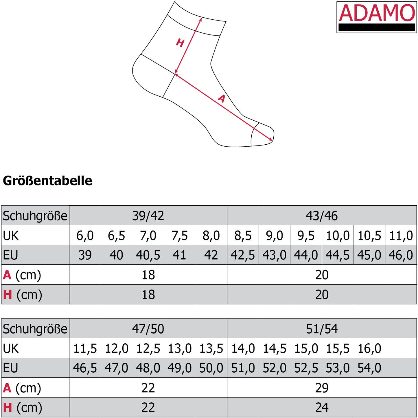Chaussettes Adamo (x2)